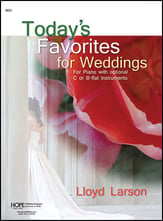 Today's Favorites for Weddings C or B-flat Instrument and Piano cover